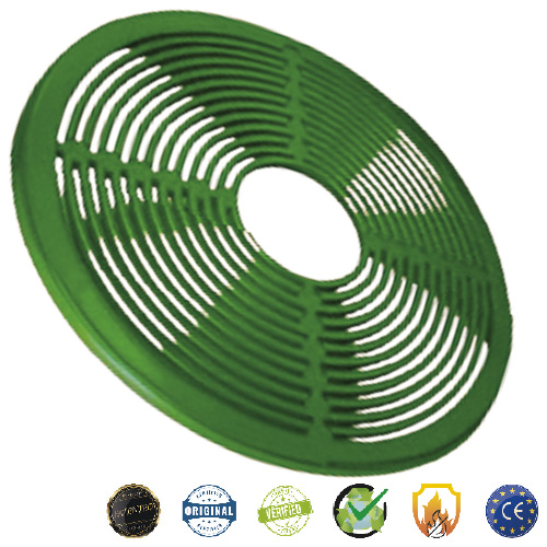 Regulador de caudal plano ignífugo