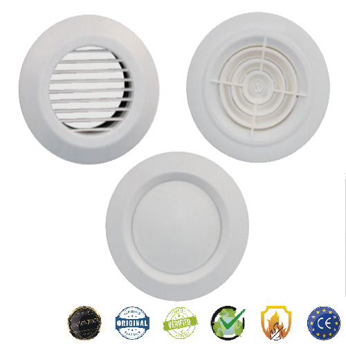 Rejillas ABS Ø75 – Ø125